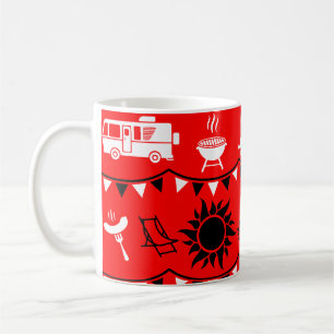 Campingdekor för husvagnar kaffemugg
