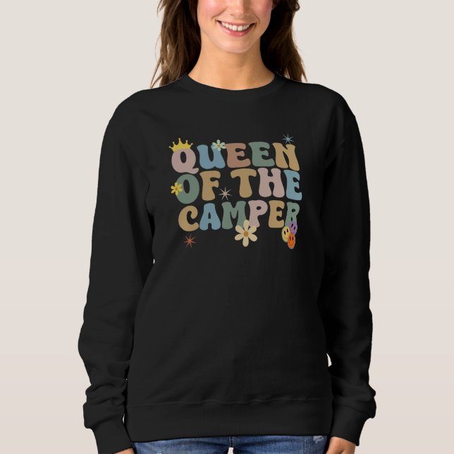 Campingens drottning t shirt (Framsida)