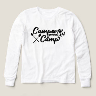 Campingentusiasters Citat | Rolig Camping & Utomhu T Shirt