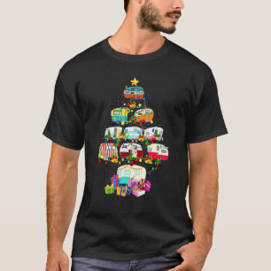 Campingfordon Jul ful jultröja Xmas Träd 1 T Shirt