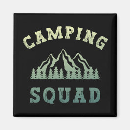 Campingfyrkantiga Resa-berg utomhus Magnet