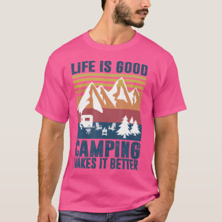 Campinggåvor till Camper Manar Women Camping Makes T Shirt