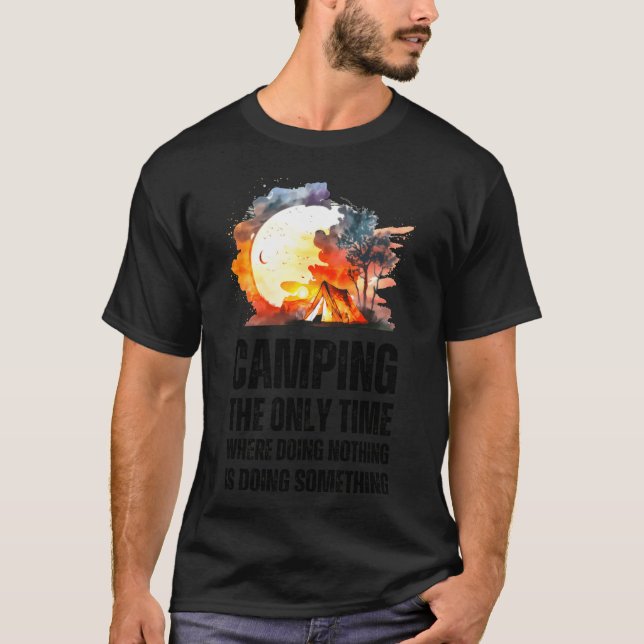 Campinghe Onlyime Where Doing Nothing Is Doing boy T Shirt (Framsida)