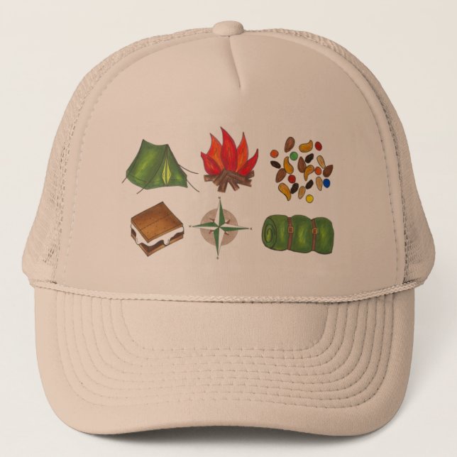 Campinghögtalare för brandsläckningssäck i Tält Keps (Framsida)