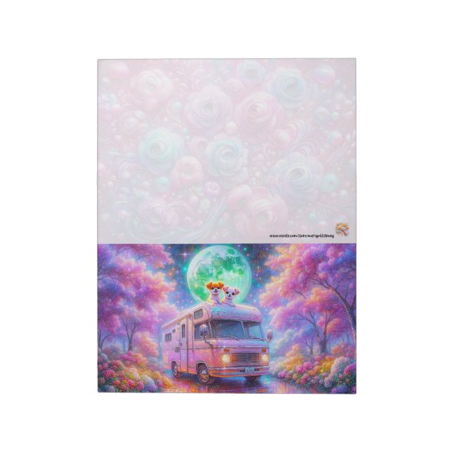 Campinghundar Anteckningsblock (Roterad)