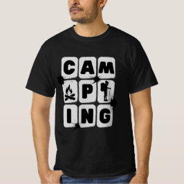 Campingidé, roligt camping, Camping Crew T Shirt