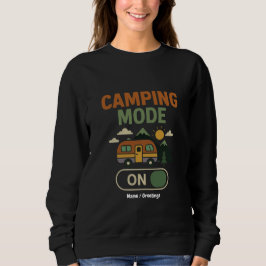 Campingläge på Älskare-kameragåva av nyttigt natur T Shirt