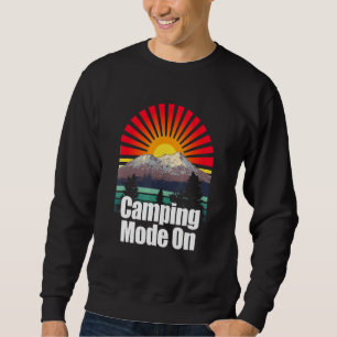 Campingläge på utomhusmiljöer för Vild av natur oc Lång Ärmad Tröja