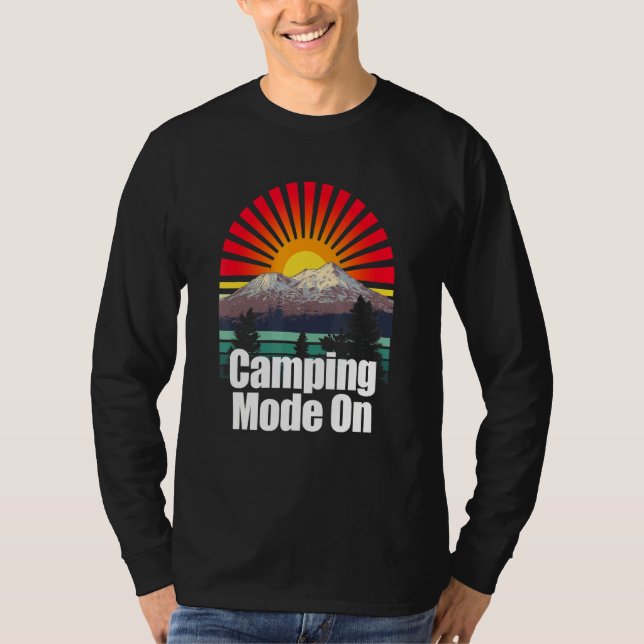 Campingläge på utomhusmiljöer för Vild av natur oc T Shirt (Framsida)