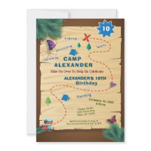 Campingläger ut Tält Födelsedagsfest