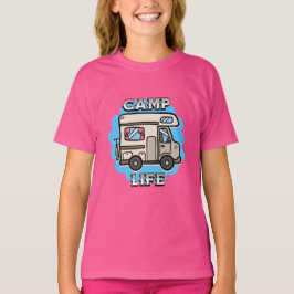 Campingliv | Retro Husvagn T Shirt
