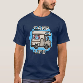 Campingliv | Retro husvagn T Shirt