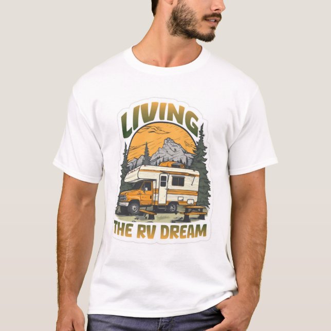 Campingliv T Shirt (Framsida)