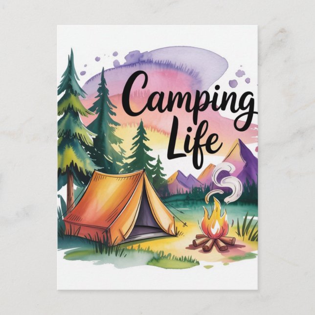 Campingliv Vykort (Framsida)