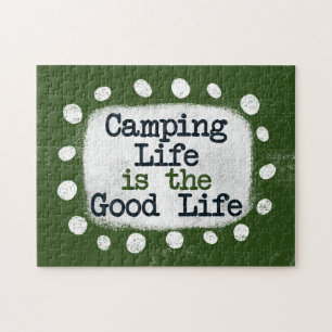 Campinglivet är Bra Life Jigszons pussel