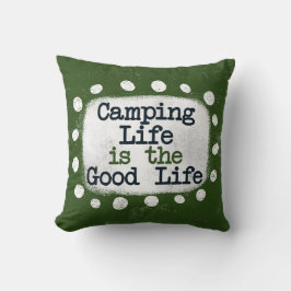 Campinglivet är Bran Dekorativ kudde