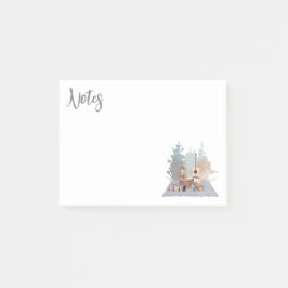 Campinglivet utomhus Äventyr Post-it Block