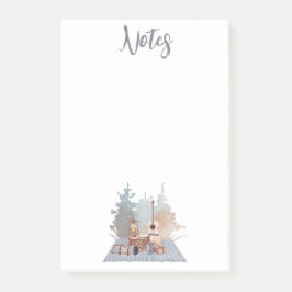 Campinglivet utomhus Äventyr Post-it Block