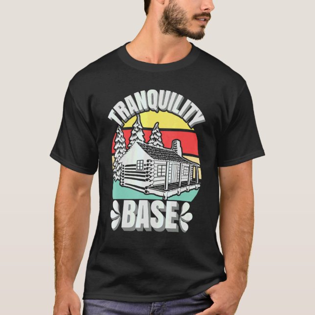 Campingloggens kabinövergångar, basvideokameravace t shirt (Framsida)