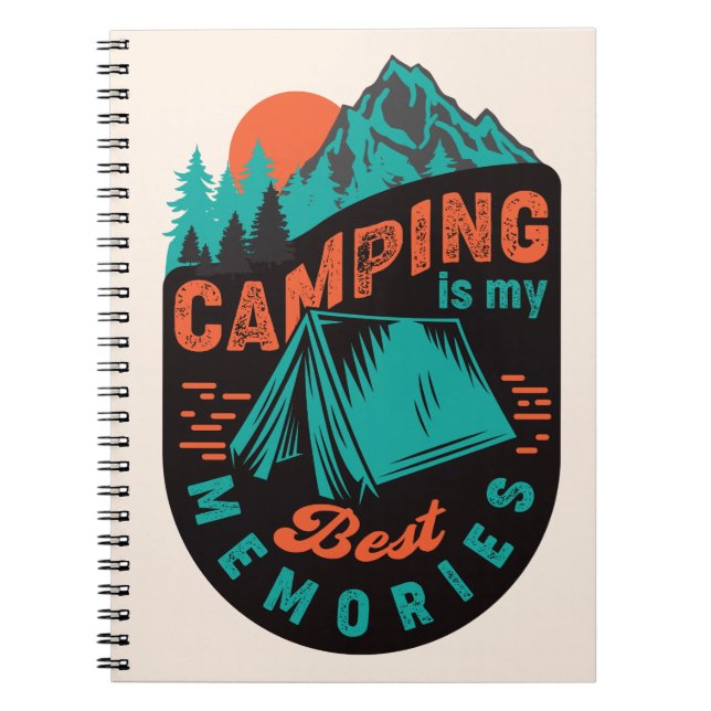 Campingminnen Anteckningsbok (Framsidan)