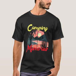 Campingminnen med Tält-videokamera T Shirt