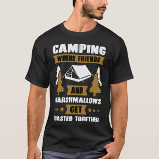 Campingmusik citat gåva t shirt