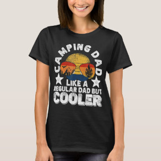 Campingpappa som en vanlig pappa men coolare t shirt