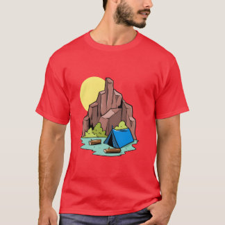 Campingplats Campingtält Camping present T Shirt