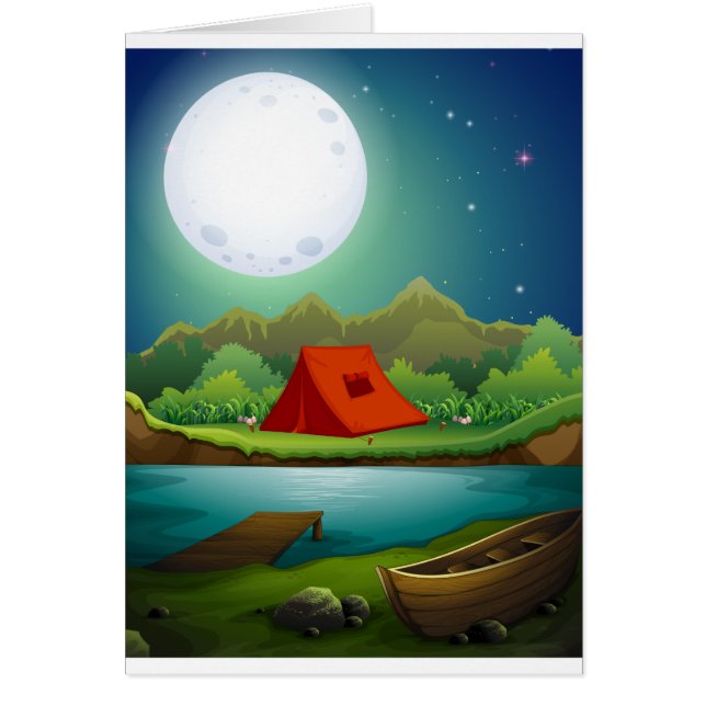 Campingplats Hälsningskort (Framsidan)