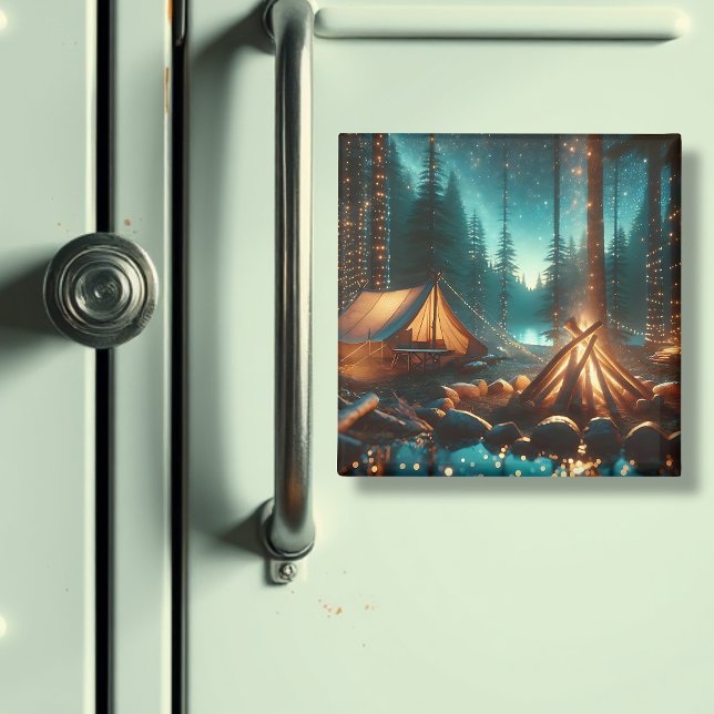 Campingplats med Söt Ljus Magnet (Skapare uppladdad)