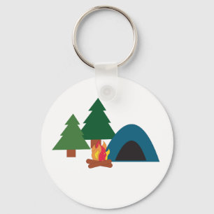 Campingplats Nyckelring