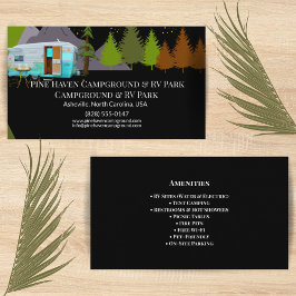 Campingplats & RV Park Rustik Utomhusdesign Visitkort