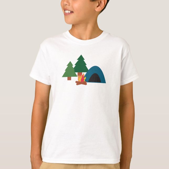 Campingplats T Shirt (Framsida)