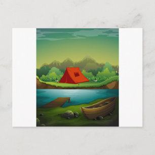 Campingplats Vykort