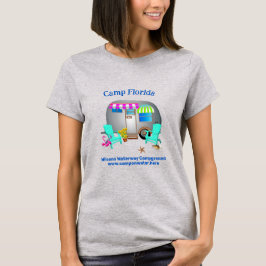 Campingplatsägare Silverhusvagn Campingwebbplats T Shirt