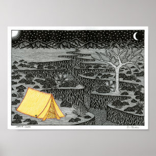 Campingplatskanjonaffisch Poster