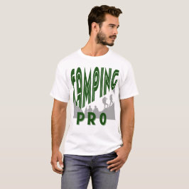 Campingpro - professionell camper-maskulin t shirt
