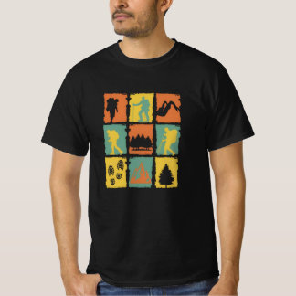 campingreflexer, kompilera brandvänner t shirt