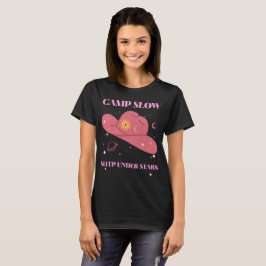 Campingretreat för långsamma sömn under stjärnorna t shirt