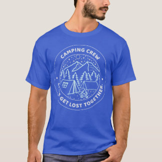 campingsällskap låt oss gå vilse tillsammans t shirt