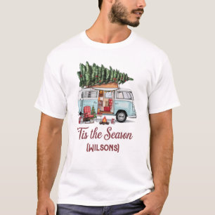 Campingskjorta för familjechristmas t shirt