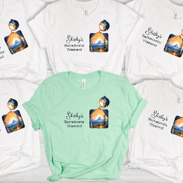 Campingspår Berg Henfest för tjejer Helg T Shirt