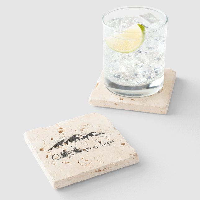 Campingsscen  stenunderlägg (Sidan)