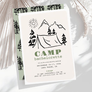 Campingstält Mountain Sistaminuten-firande Inbjudningar