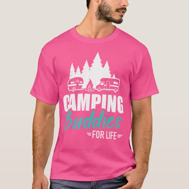 Campingstudier för Life Caravan Trailer Rv T Shirt (Framsida)