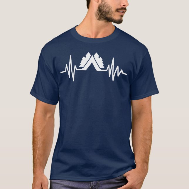 campingt-shirt vänner t shirt (Framsida)