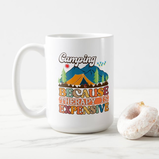 Campingterapi Kaffemugg (Med munk)