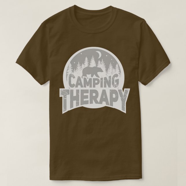 Campingterapi T Shirt (Design framsida)