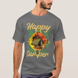 Campingvagn Camping vintage T Shirt
