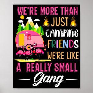 Campingvänner är som en liten grupp poster
